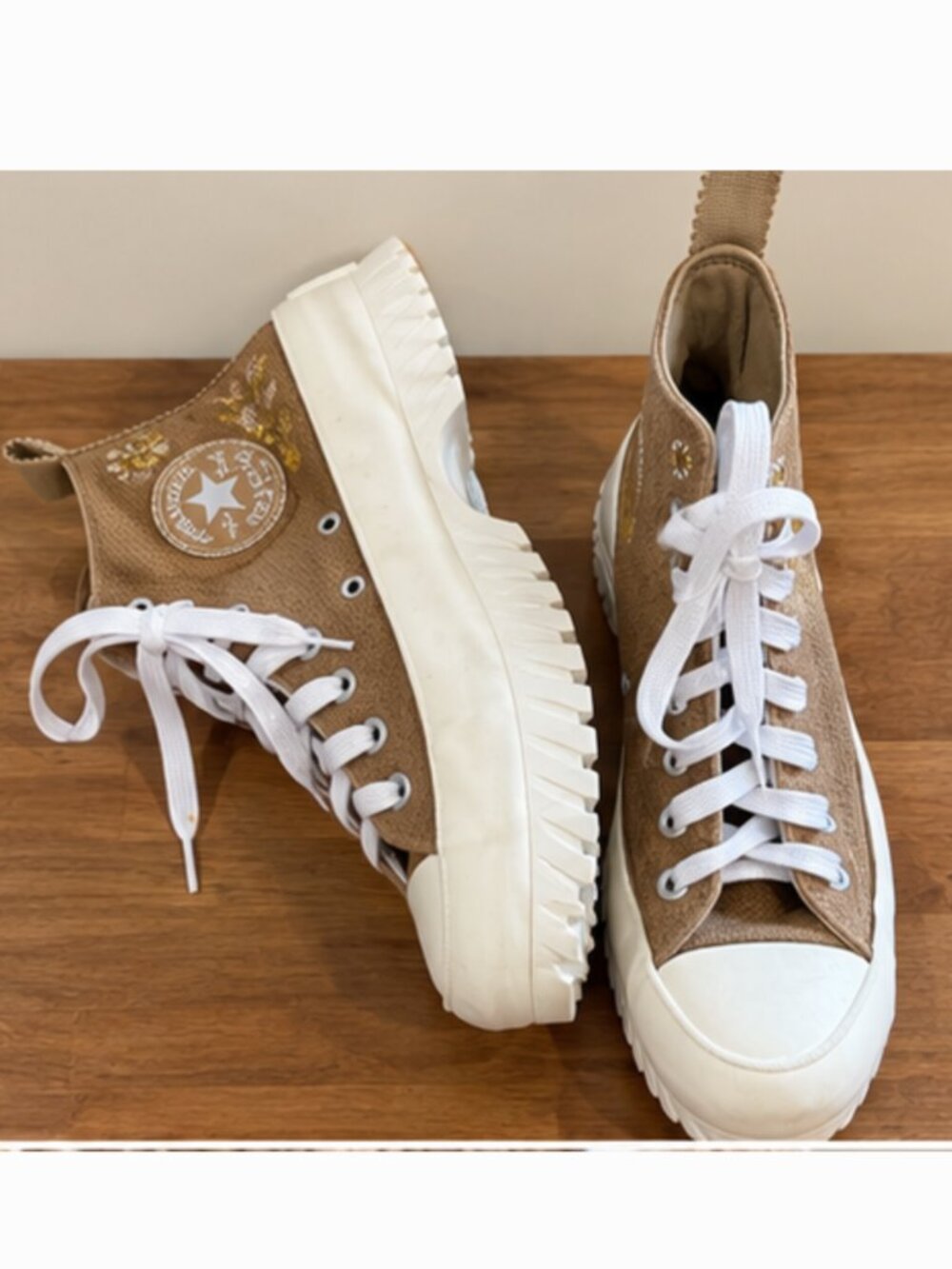 Converse Chuck Taylor Autumn Lugged Platform Embroidered 2.0 High Top Sneakers